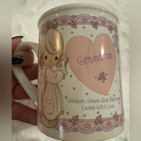 Vintage 1984 Precious Moments Collections Grandma Coffee Cup Mug Collectible - Picture 2 of 12